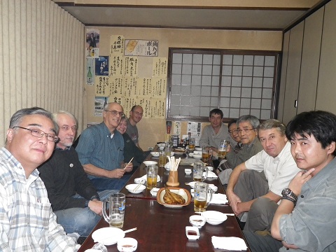 Dinner with Japanese colleagues