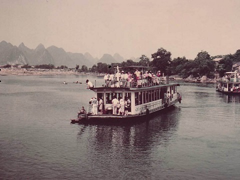 Ferry Ride on Li River near Guilin