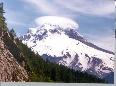 Oregon - Mt. Hood with a cloud halo