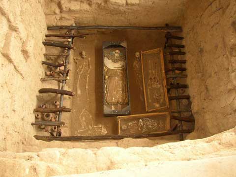 Tomb of Lord of Sipan in Lambayeque, Peru